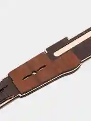 Коричневый автомат сувенирный "АК-47" деревянный