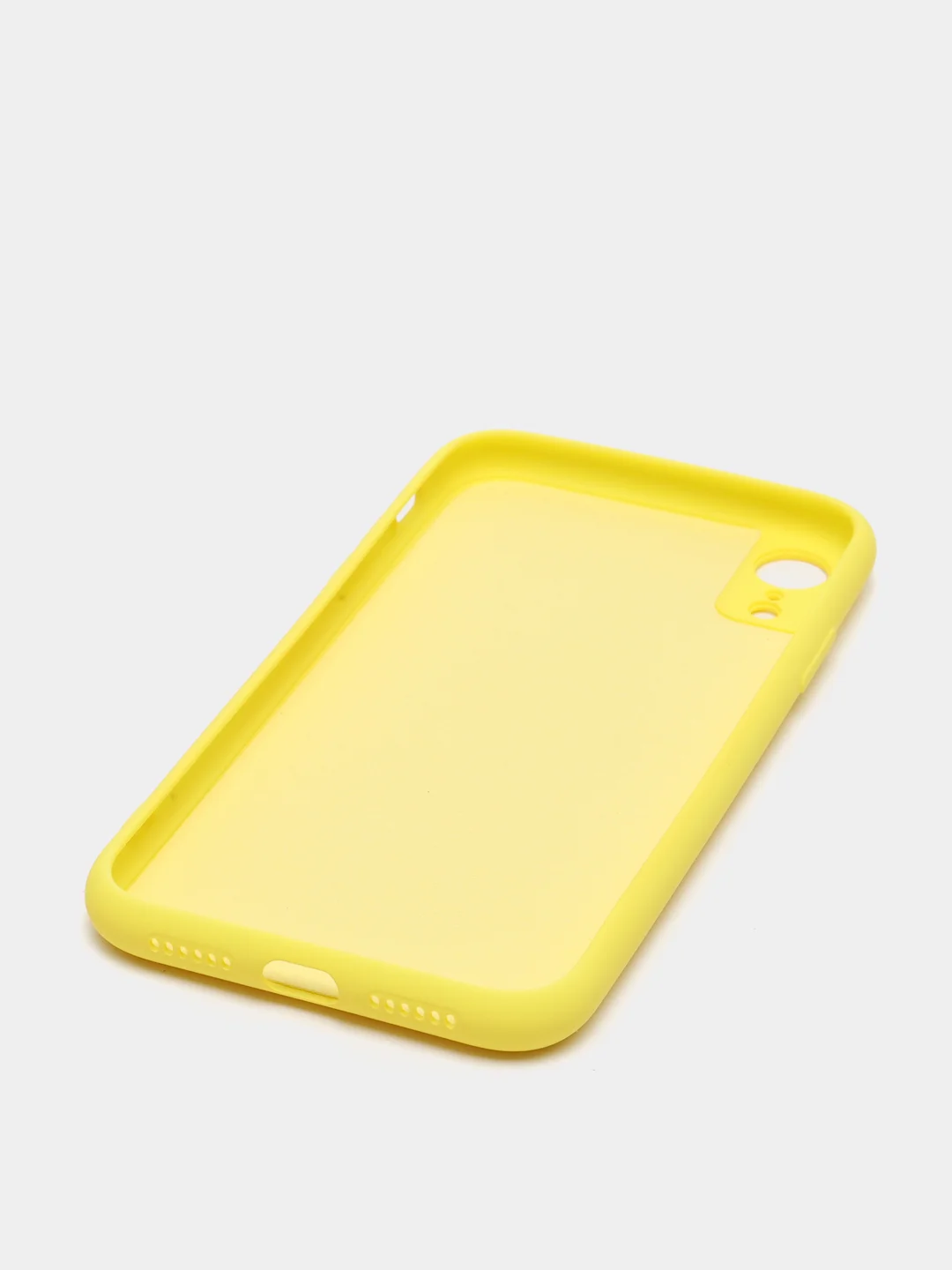 Желтый чехол на iPhone 11, 13, 12, XR, Pro, Max, Mini, бархатный