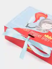 Красный коробка складная, подарочная, семейная