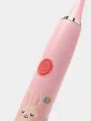 Розовый детская электрическая зубная щетка/Электрическая зубная щетка для детей с 3 насадками