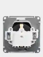 Розетка Schneider Electric AtlasDesign с заземлением, 16А, механизм, карбон, ATN001043