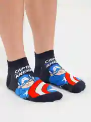 Синий носки унисекс  супергерои