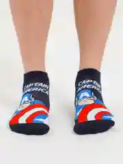 Синий носки унисекс  супергерои