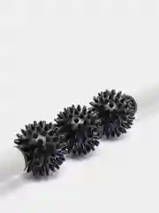 Черный роликовый массажер