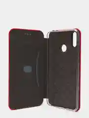 Красный чехол книжка Huawei Honor 8C (Хуавей Хонор 8С)