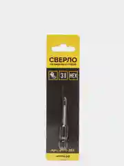 Сверло по кафелю и стеклу  3/4/5/6/8/10/12/14 мм, шестигранный хвостовик, HEX, Чеглок