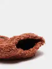Коричневый детские тёплые носки из флиса