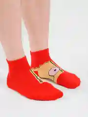 Красный носки унисекс, 36-40
