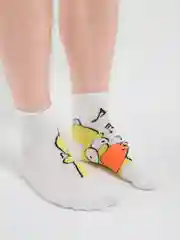 Белый носки унисекс, 36-40