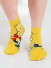 Желтый носки унисекс, 36-40