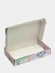 Кораллово-розовый картонная подарочная складная коробка, 3 размера