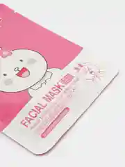 Розовый увлажняющая тканевая маска для лица