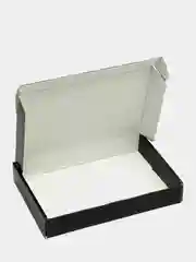 Черный картонная подарочная складная коробка, 3 размера