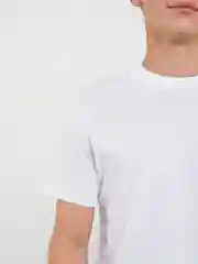 Белый футболка мужская базовая, хлопок