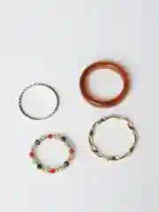 Терракотовый женское кольцо комлект 4 шт