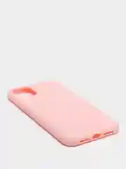 Оранжевый чехол для iPhone (Айфон) 11 силиконовый, синий