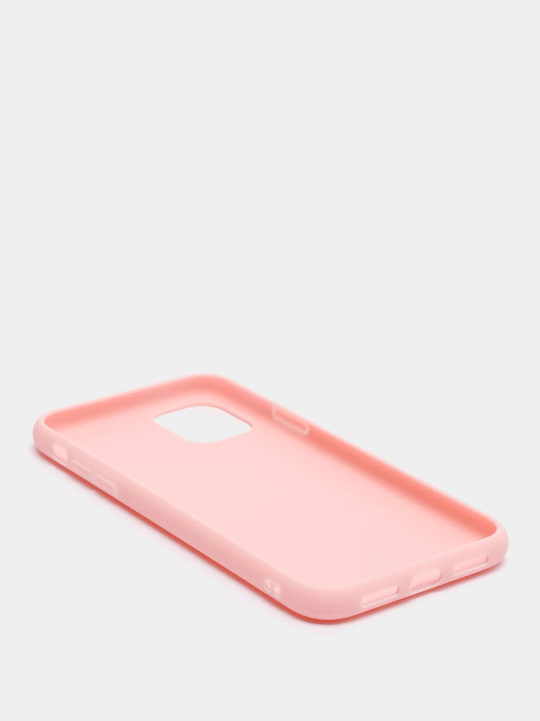 Оранжевый чехол для iPhone (Айфон) 11 силиконовый, синий