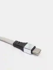Серый usb кабель Lighting, Type-C, Micro USB, 2.4A, 1.2 м, ASPOR A160