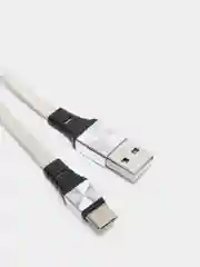 Серый usb кабель Lighting, Type-C, Micro USB, 2.4A, 1.2 м, ASPOR A160