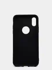Угольный чехол Apple iPhone X / Xs силиконовый, цветной, матовый