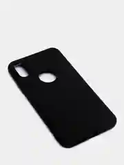 Угольный чехол Apple iPhone X / Xs силиконовый, цветной, матовый