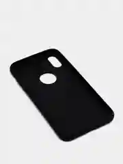 Угольный чехол Apple iPhone X / Xs силиконовый, цветной, матовый
