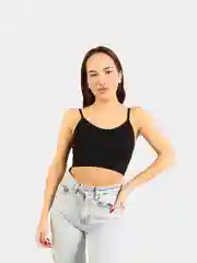 Черный топ женский