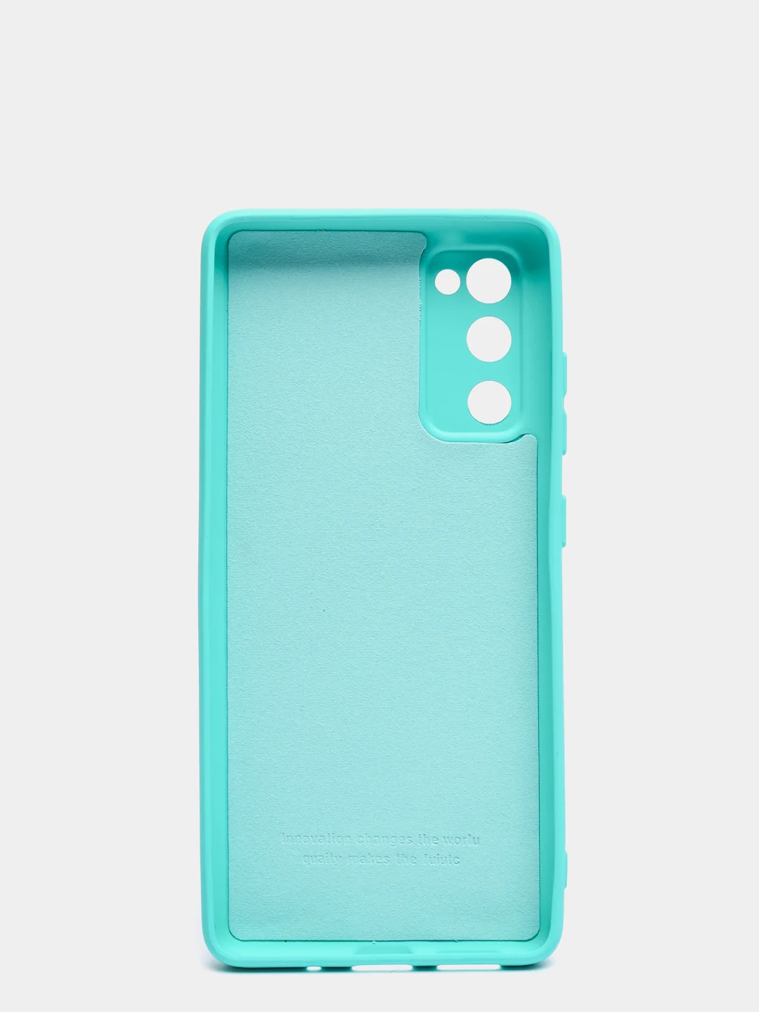 Бирюзовый чехол с бархатом внутри Samsung S20 FE