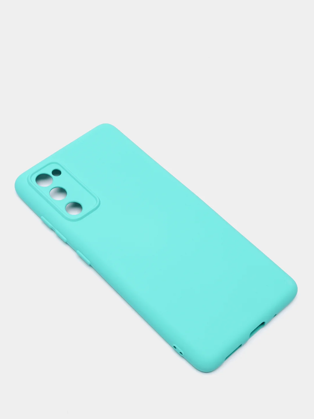 Бирюзовый чехол с бархатом внутри Samsung S20 FE