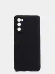 Черный чехол с бархатом внутри Samsung S20 FE