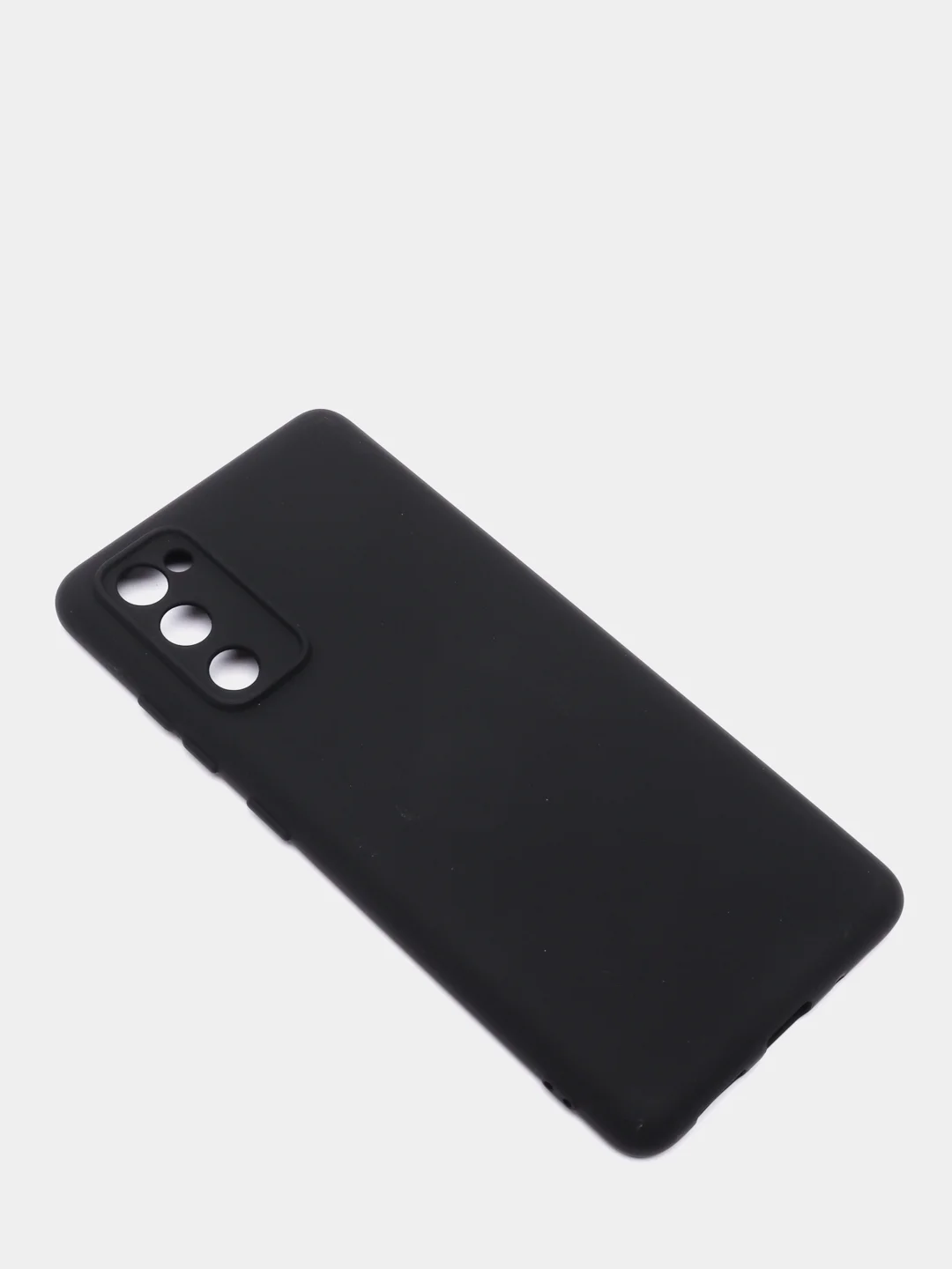Черный чехол с бархатом внутри Samsung S20 FE