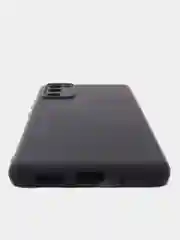 Черный чехол с бархатом внутри Samsung S20 FE