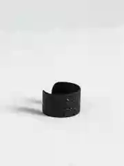 Черный серьги каффы без прокола, 1 штука