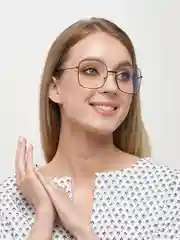 Черный имиджевые матовые очки, очки компьютерные