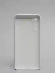 Белый чехол с бархатом внутри Samsung S20 FE