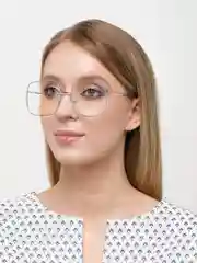 Серебряный имиджевые матовые очки, очки компьютерные