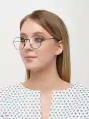 Черный имиджевые очки без диоптрий