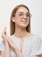 Черный имидживые очки без диоптрий женские