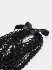 Черный косички зизи африканские гофре, афрокосы, афрокосички с канекалоном, накладные пряди волос