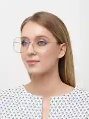 Золотой имиджевые матовые очки, очки компьютерные