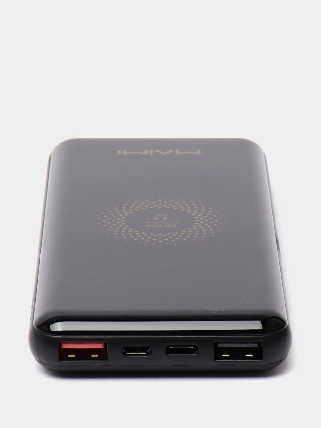 Портативное ЗУ MAIMI Mi11, 10000mAh, 2USB/PD Type-C/Micro, беспроводная