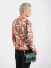 Зеленый маленькая женская сумка/сумка через плечо