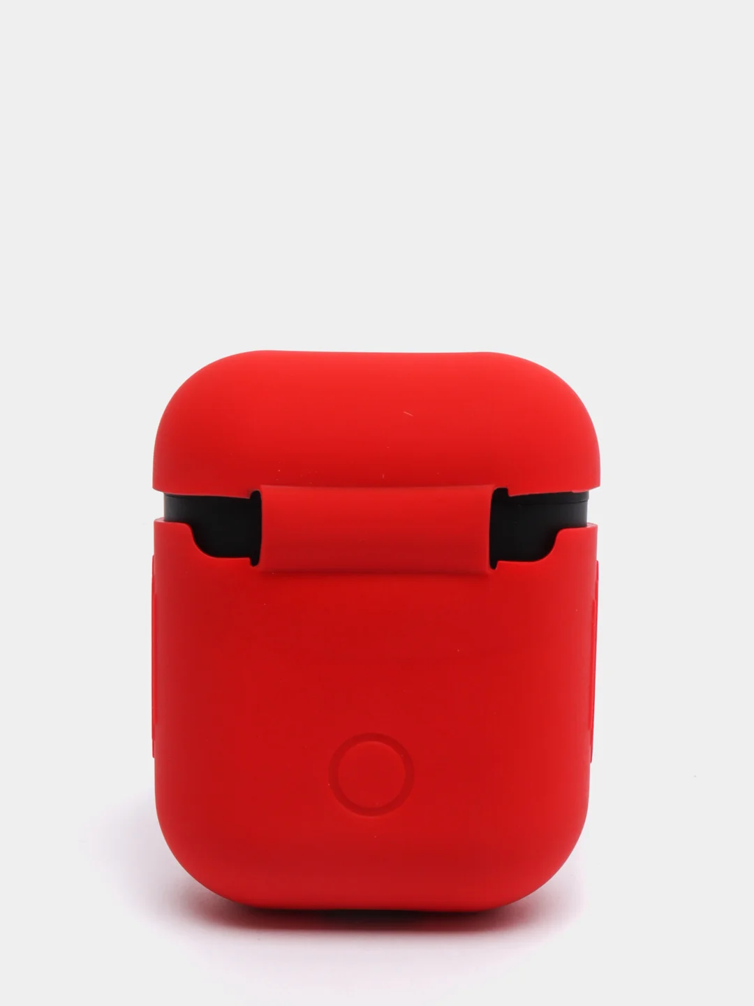 Алый силиконовый чехол для наушников Apple AirPods 2