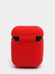 Алый силиконовый чехол для наушников Apple AirPods 2