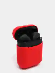 Алый силиконовый чехол для наушников Apple AirPods 2