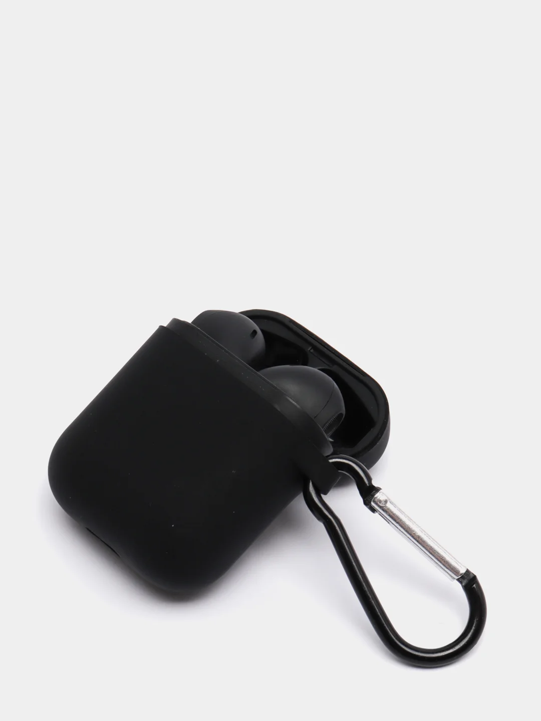Черный силиконовый чехол для наушников Apple AirPods 2