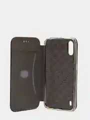 Черный чехол книжка для Samsung Galaxy A01, Самсунг А01