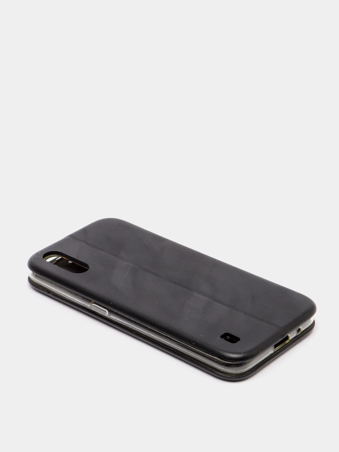Черный чехол книжка для Samsung Galaxy A01, Самсунг А01