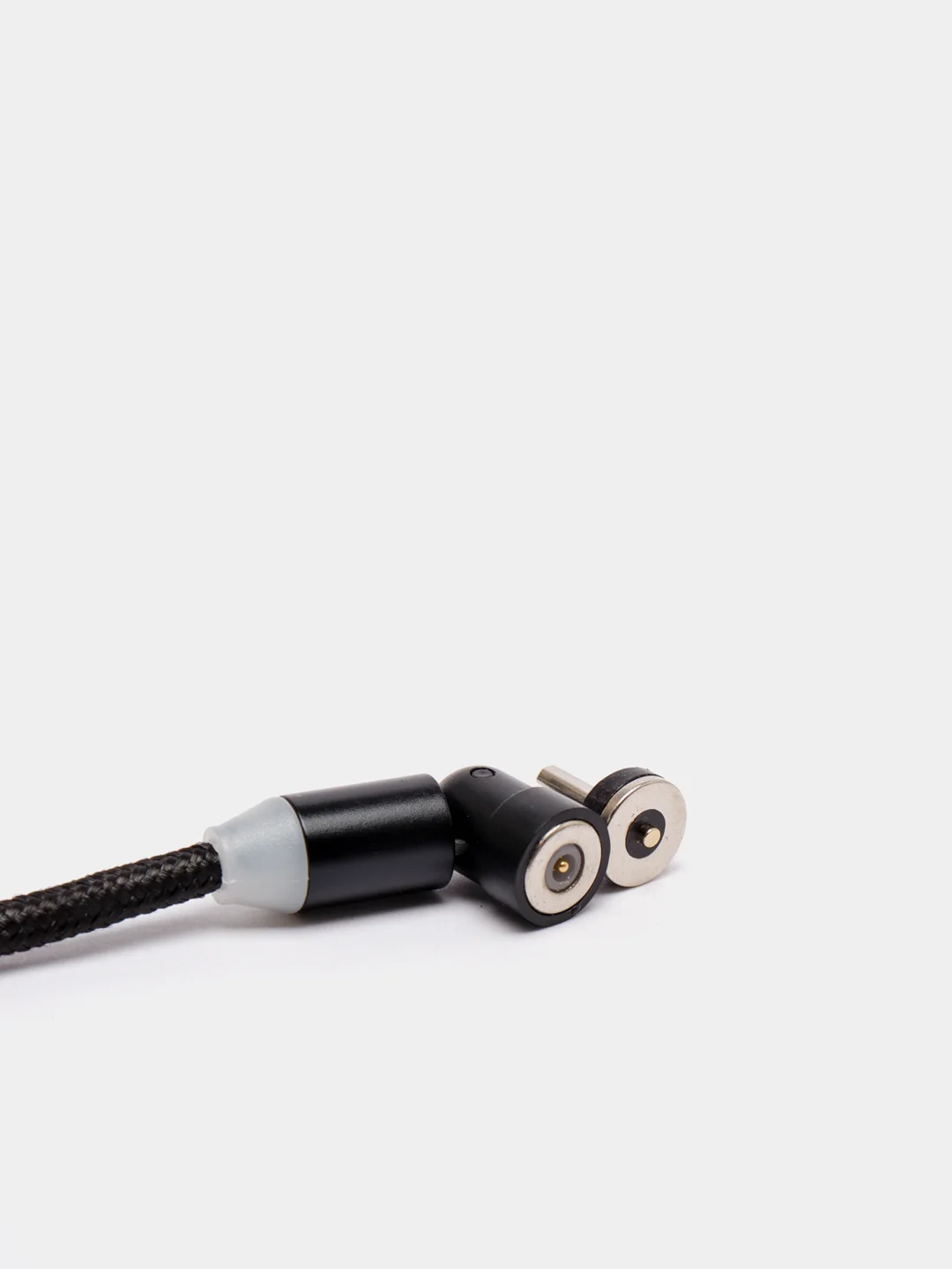 Черный магнитный кабель для зарядки телефона Apple Lightning, Type-C, Micro-USB, провод, шнур 1м