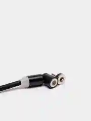 Черный магнитный кабель для зарядки телефона Apple Lightning, Type-C, Micro-USB, провод, шнур 1м